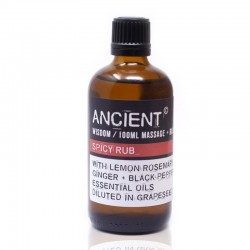 Kořenitý masážní olej - 100 ml