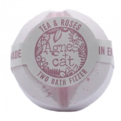 Šumivá tableta do koupele - čaj a růže