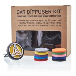 Komplet difuzora za automobil - Pewter joga čakra - 30 mm