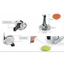 Komplet difuzora za automobil - Pewter joga čakra - 30 mm