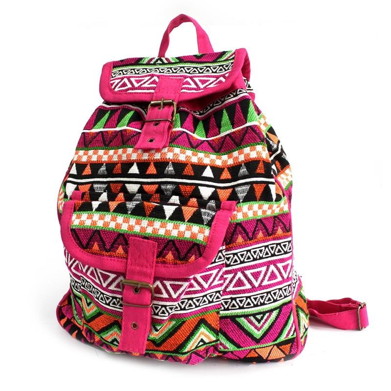Jacquard torba - roza ruksak