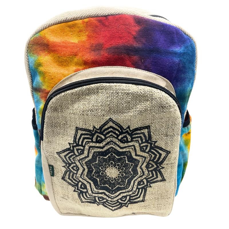 Tiedye veliki ruksak od konoplje - Mandala