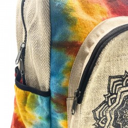 Tiedye veliki ruksak od konoplje - Mandala