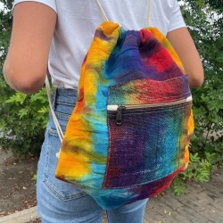 Torbica za čez ramo iz konoplje Tiedye