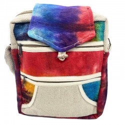 Tiedye konope Kuriérska taška 2 Zips & Flop
