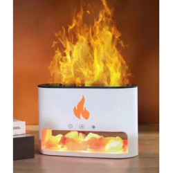 Blaze Aroma difuzor - komora himalajske soli - USB-C - učinek plamena (sol vključena)